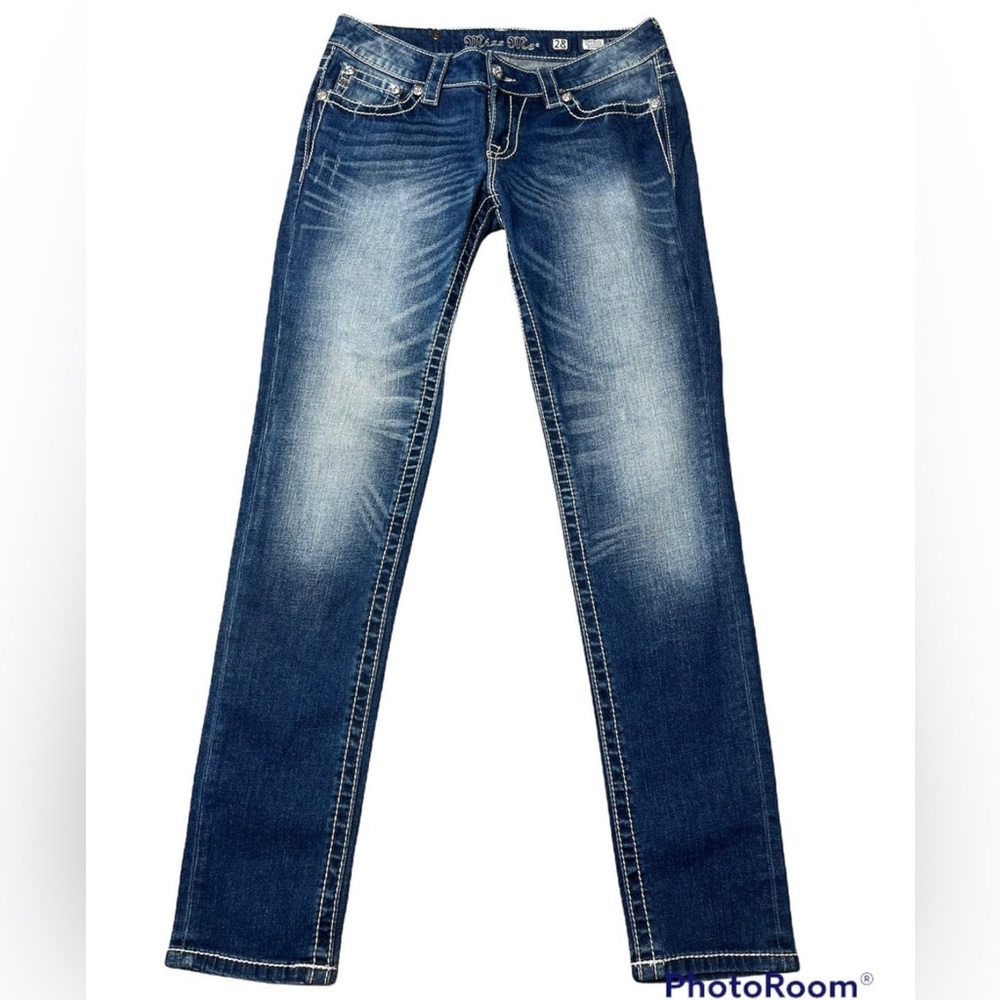 Miss me skinny embellished jeans size 28